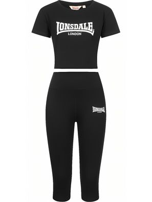 Lonsdale Damen Ixworth T-Shirt &amp; Leggings Set