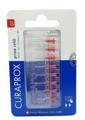 Curaprox CPS 07 prime Interdentalbürsten Refill, 8 St PZN 16166412