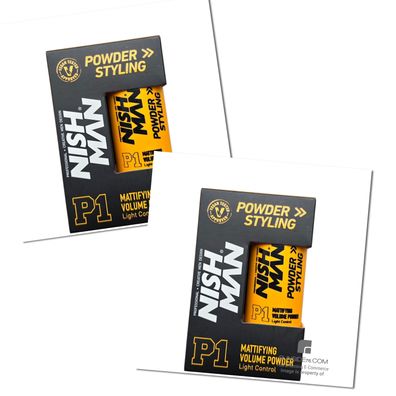 NishMan/P1 Mattifying Volume Powder 2x20g/Haarstyling/Haarpflege