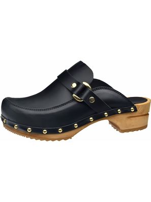 Sanita Damen Clogs Wood-Lillen Open 478340
