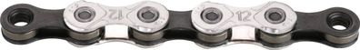 KMC Kette X12, 12-fach, 50m Rolle inkl. 40 Kettenschlösser, silver/black