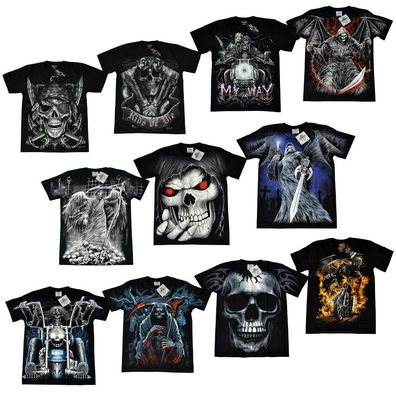 Herren T-Shirt Motiv Rock Chang Rock Eagle Heavy Metal Biker Tattoo Rocker Gothic