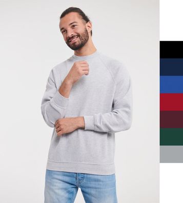 Russell Europe dickes Unisex Raglan Sweatshirt Pullover XS-4XL R-762M-0 NEU