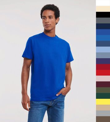 20er Pack Herren T-Shirt Russell Europe XS bis 4XL Baumwolle ÖkoTex R-180M-0 NEU
