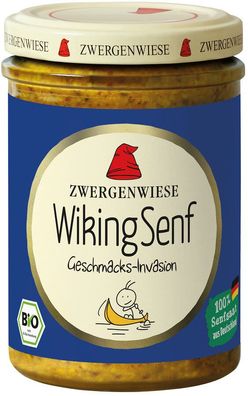 3x Zwergenwiese Wiking Senf 160ml
