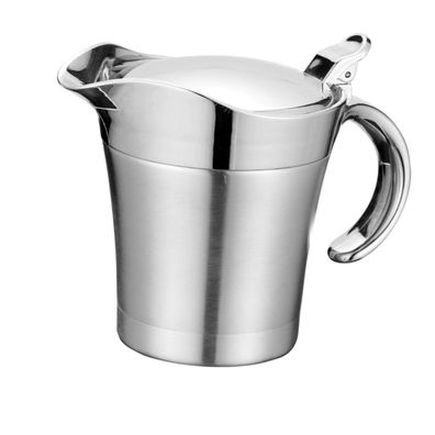 Doppelwandige Isolierflasche aus Edelstahl 304 für Würzmittel oder Saucen, mit Deckel