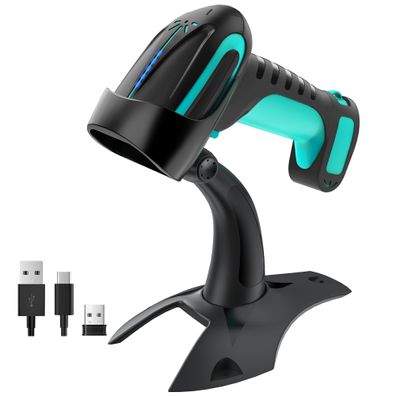 Tera Pro 8100 Barcodescanner 2D 1D Bluetooth 2,4G USB-C 2500mAh Blau