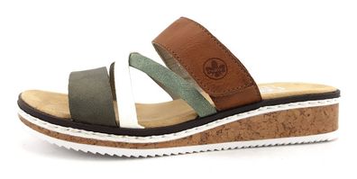 Rieker V3652-91 Grün olive/ white 91