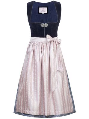 MarJo Dirndl Antje 68er Länge dunkelblau