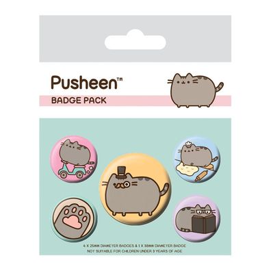 PYR - Pusheen Pusheen Pusheen Pusheen Lizenzabzeichen Set