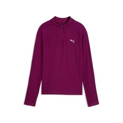 Puma Kinder T-Shirt Tad Ess Slim Quarter-Zip Longsleeve Tee G 529278