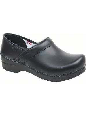 Sanita Geschlossener Clog Original-Prof. Pu Black