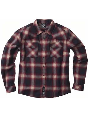 WCC West Coast Choppers Herren Hemd Outlaw Flannel WCCWS161RD