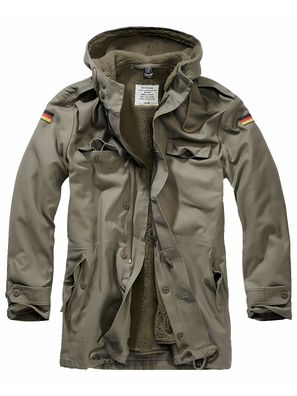 Brandit Jacke BW Parka Flag in Olive