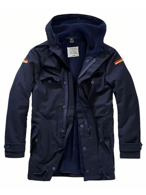 Brandit Jacke BW Parka Flag in Navy