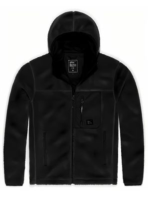 Vintage Industries Fleecejacke Dustin Lined Sherpa Fleece Black