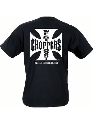 WCC West Coast Choppers T-Shirt Iron Cross schwarz