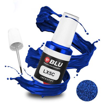 BLU Lackstift LX5C BLAU Explorebluemetallic VW AUDI Autolack Reperatur