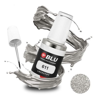 BLU Lackstift 611 GRAU Graualluminio FIAT Autolack Reperatur