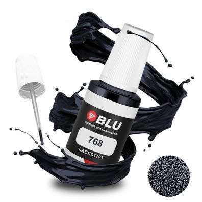 BLU Lackstift 768 Schwarz Diamantschwarz Mercedes Autolack Reperatur