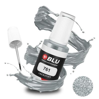 BLU Lackstift 761 SILBER Iridiumsilber Mercedes Autolack Reperatur
