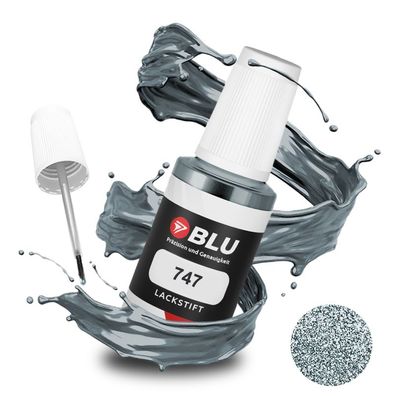 BLU Lackstift 747 GRAU Perlitgrau Mercedes Autolack Reperatur