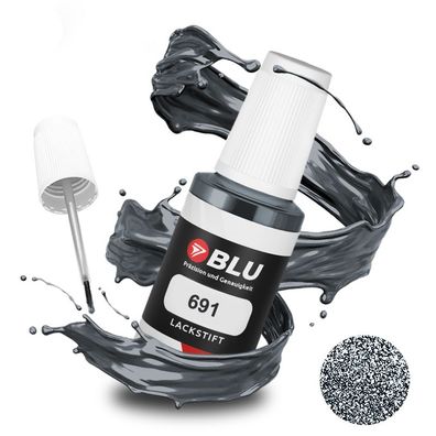 BLU Lackstift 691 GRAU GRIS GRIGIO FUMO Autolack Reperatur
