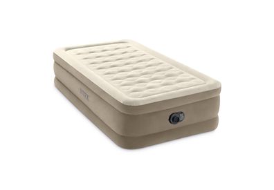 Intex Twin Ultra Plush Luftbett mit Fiber-Tech 99x191x46 cm eingebaute Pumpe