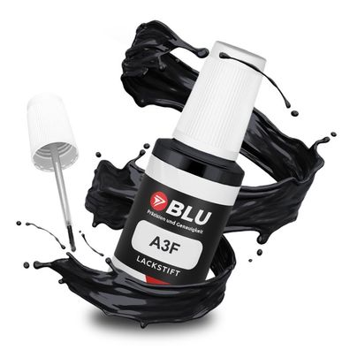 BLU Lackstift A3F Schwarz Brilliant BLACK MAZDA Autolack Reperatur