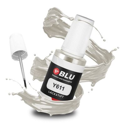 BLU Lackstift Y611 WEISS Hellelfenbein OPEL Autolack Reperatur