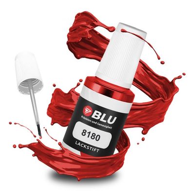BLU Lackstift 8180 ROT Rallyrot SKODA Autolack Reperatur