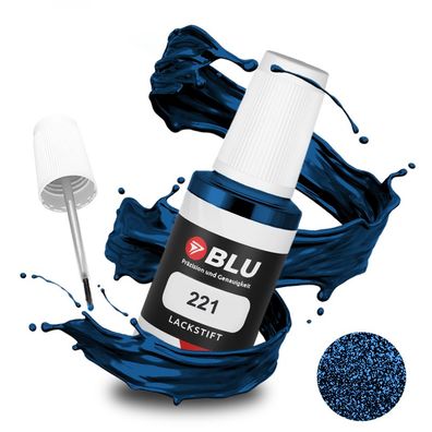 BLU Lackstift 221 Schwarz Blackish AGEHA TOYOTA Autolack Reperatur