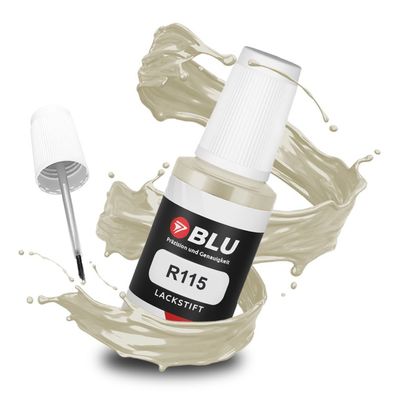 BLU Lackstift R115 WEISS Hellelfenbein TAXI VW Autolack Reperatur