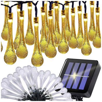 Solar Gartenlichterkette Eiszapfen