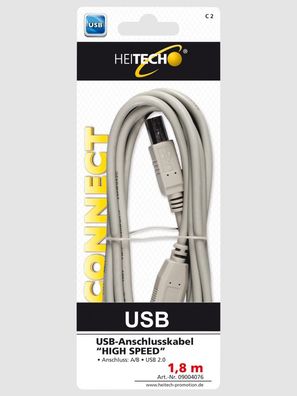 USB Anschlusskabel „HIGH SPEED“ 1,8m
