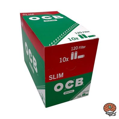OCB Drehfilter Mentol Slim 10x 120 Stück 6mm