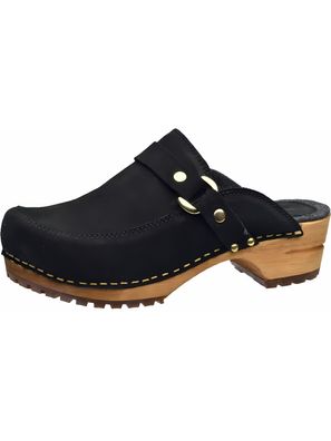 Sanita Damen Clogs Wood-Lissy Open 479140