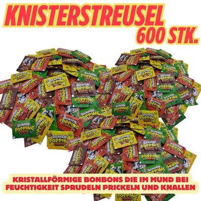 600 Stk Knisterstreusel Popping Candy