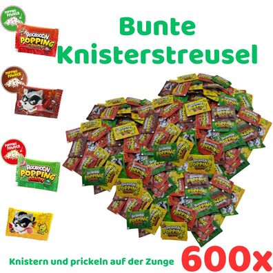 600 Knisterstreusel Popping Candy 0,6kg Karton