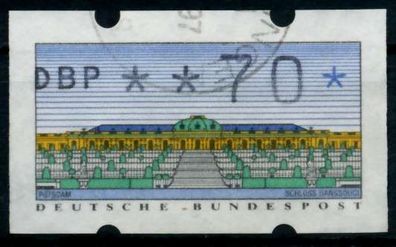 BRD ATM 1993 Nr 2-1.1-0070 gestempelt X96DE3E