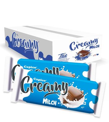 30x90g Schokoriegel Capico Creamy Milchfüllung