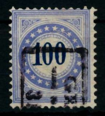 Schweiz PORTO Nr 13K gestempelt X73F55E