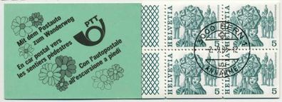 Schweiz Markenheft Nr MH 0-80 zentrisch gestempelt S5759D2
