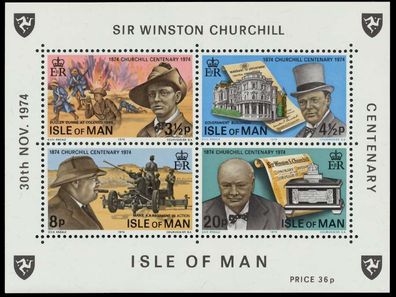 ISLE OF MAN Block 1 postfrisch S018726