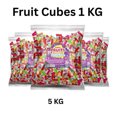 5kg Fruit Cubes Fruchtbonbons einzeln verpackt