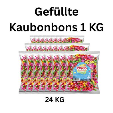 Titel: 24 kg Gefüllte Kaubonbons Premium Einzelverpackt Großpackung
