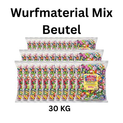 30 kg Süßigkeiten Mix einzeln verpackt Bonbons Großpackung