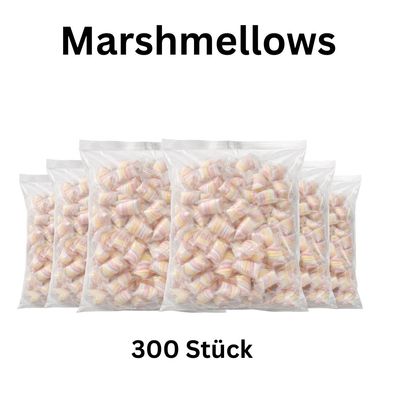 2,5 kg Marshmallows einzeln verpackt bunt Schaumzucker Großpackung