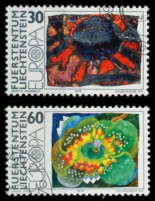 Liechtenstein 1975 Nr 623-624 gestempelt X0452FA