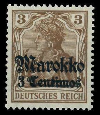 Deutsche Auslandspostämter Marokko Nr 46 postfrisch X09ADCA
